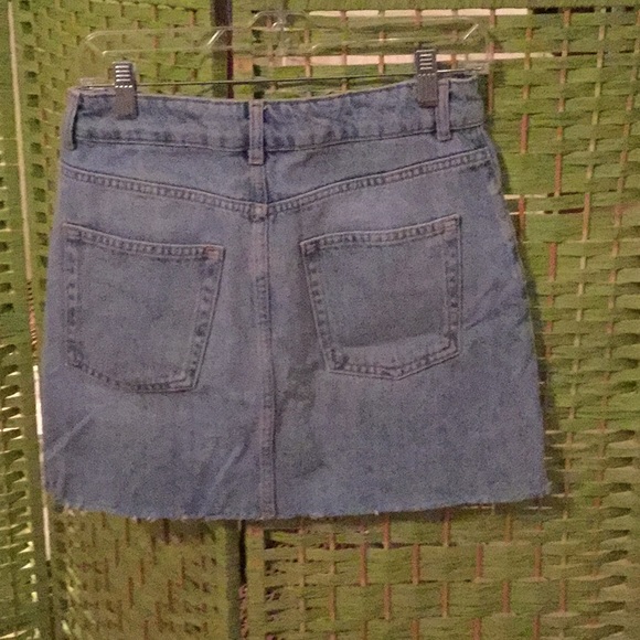 🦋Topshop Moto Sz 6 Denim Jean Fun to Wear Skirt🦋 - Picture 3 of 5